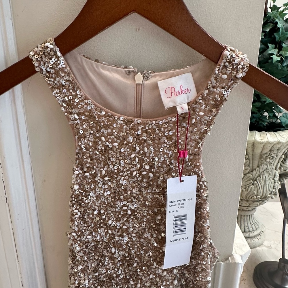 Parker Sequin Dress - Shimmering Gold